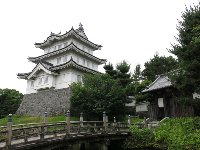 Ruins of Oshijo Castle in Gyoda City (Gosanjyo turret, wooden bridge, east gate)