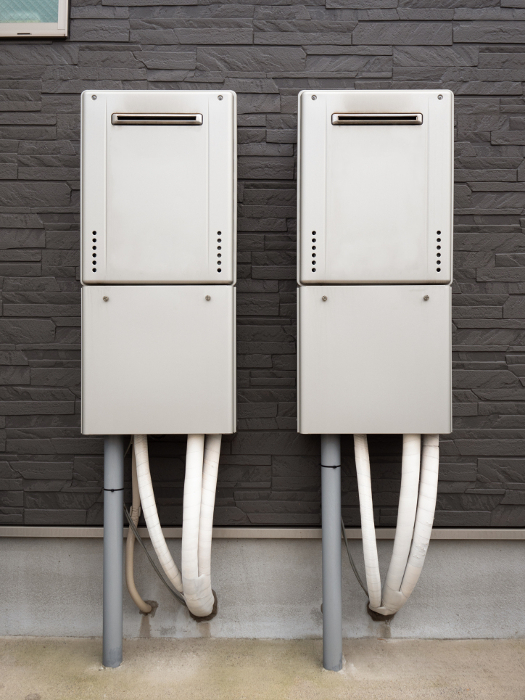 Gas water heaters in apartment complexes