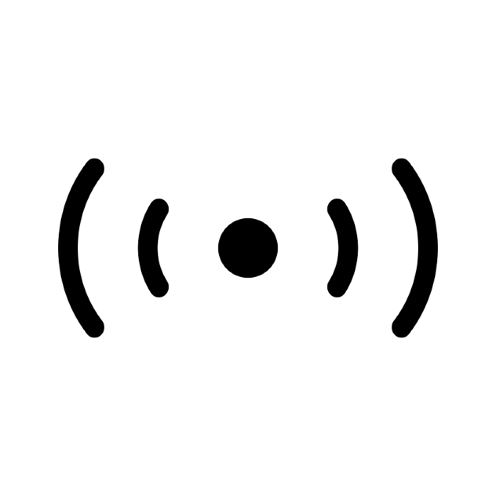 Radio wave icons. Live streaming icon. Vectors.