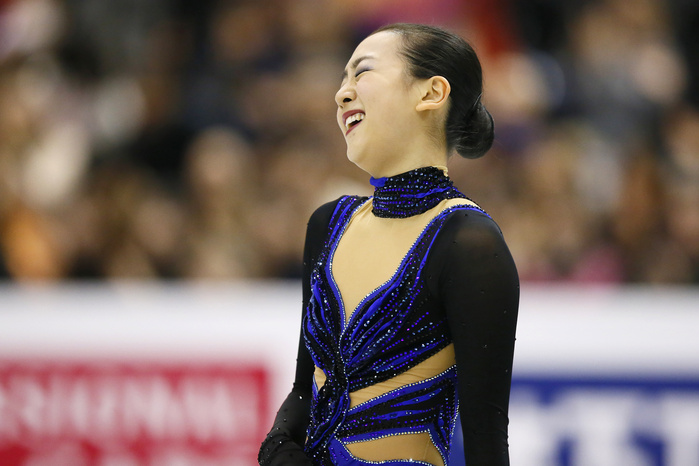 GP Final Women s FS Mao Asada disappointed after her performance Mao Asada  JPN , DECEMBER 7, 2013   Figure Skating : Mao Asada of Japan reacts after her free skating during the ISU Grand Prix of Figure Skating Final 2013 Women s Free Skating at Marine Messe in Fukuoka, Japan.  Photo by AFLO SPORT   1090 .