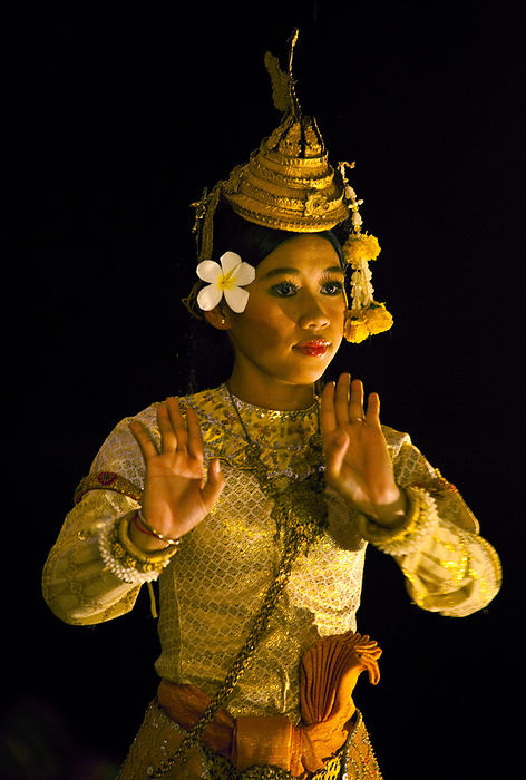 Siem Reap, Cambodia Dancer performing at a hotel in Siem Reap, Cambodia  Siem Reap, Cambodia, by Michael Melford   Design Pics
