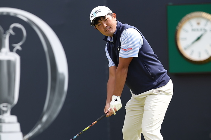 2023 British Open Golf Championship Japan s Takumi Kanaya hits his tee shot during the day 2 of the 2023 British Open Golf Championship at the Royal Liverpool Golf Club in Wirral, England, on July 21, 2023.  Photo by Koji Aoki AFLO SPORT  