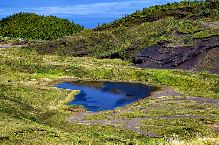 Lagoa do Carvão, São Miguel Island, Azores, Açores, Portugal, Europe., by Zoonar/Iryna Shpulak