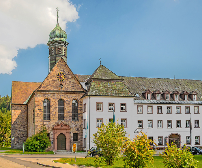Castle, monastery Friedenweiler, Upper Black Forest, by Zoonar/Walter  Rieck