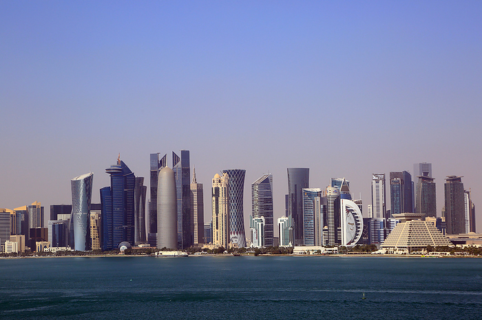 Katar, Doha, Skyline am Persischen Golf Katar, Doha, Skyline am Persischen Golf, by Zoonar Erich Meyer