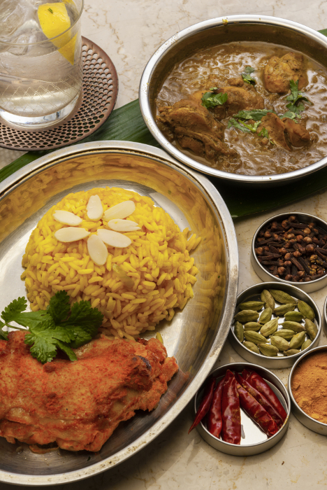 Tandoori Chicken and Chicken Curry