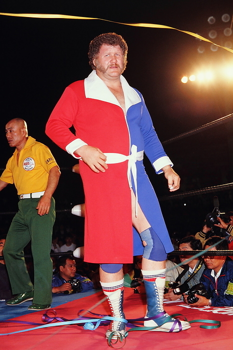 1984 Ric Flair Harley Race during the All Japan Pro Wrestling event in Tokyo, Japan on May 22, 1984.  Photo by Yukio Hiraku AFLO 