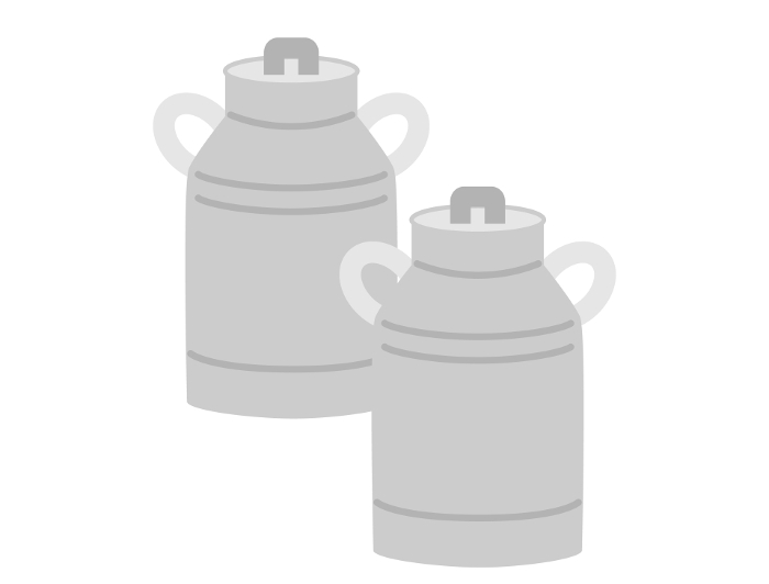 Illustration of a milk can