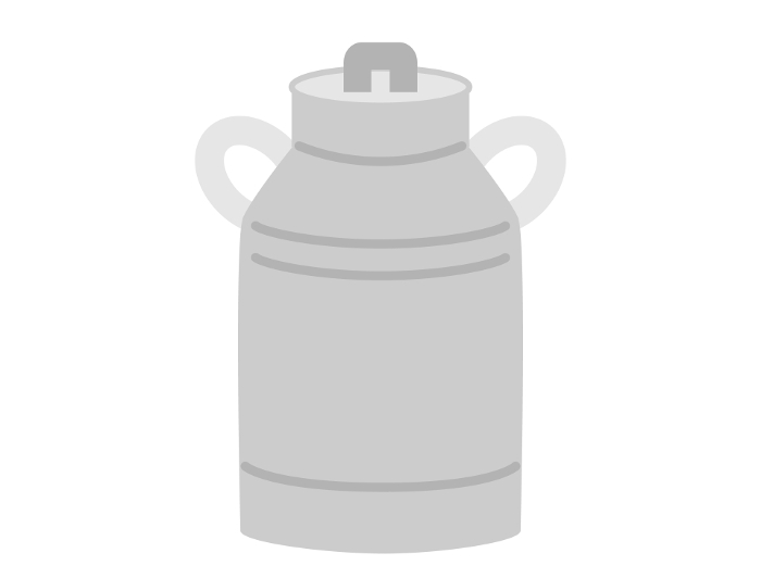 Illustration of a milk can