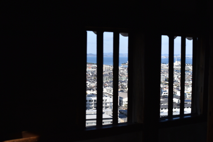 The view from the castle windows