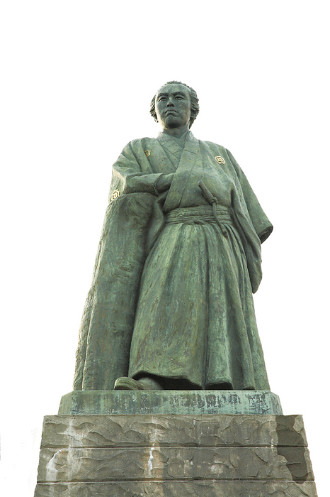 Statue of Dr. Ryoma Sakamoto, Kochi Pref. Production of Motoyama Hakuun