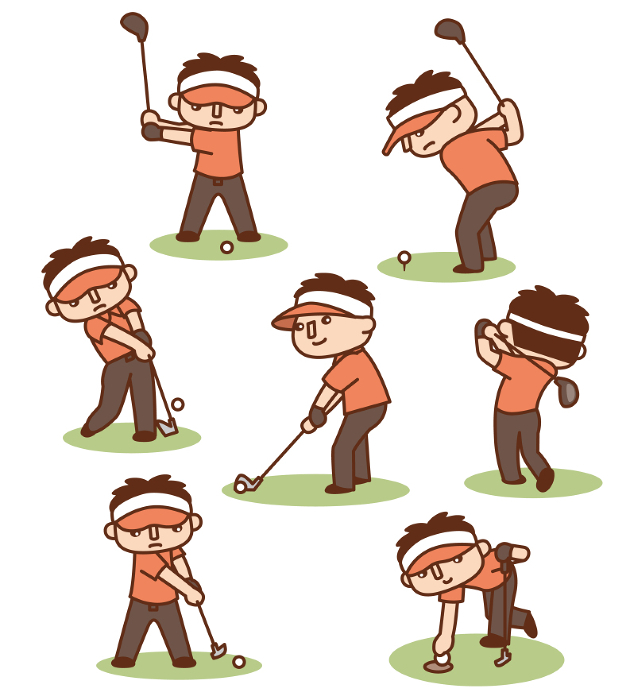 Cute Golf Illustrations