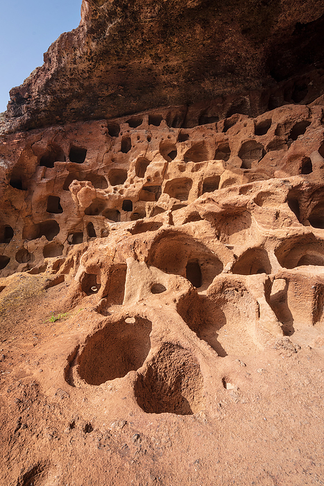 Cenobio de Valeron, archeological site, aboriginal caves in Grand Canary, Canary islands. Cenobio de Valeron, archeological site, aboriginal caves in Grand Canary, Canary islands.