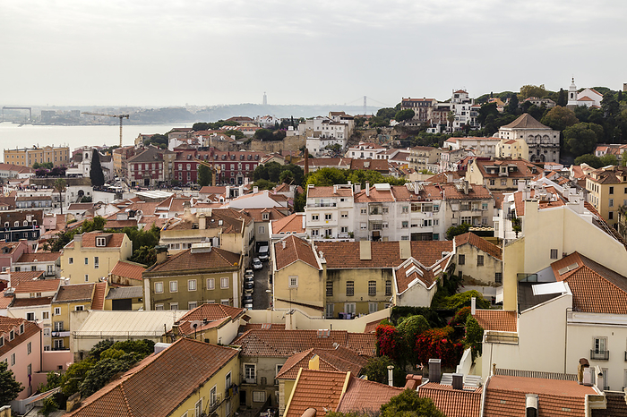 view of the old town, Lisbon, Portugal view of the old town, Lisbon, Portugal