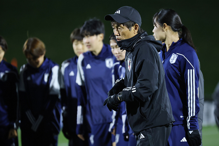 FIFA Women s World Cup 2023 Japan head coach Futoshi Ikeda during a training session ahead of the FIFA Women s World Cup 2023 Round of 16 match against Norway at Newtown Park in Wellington, New Zealand, August 4, 2023.  Photo by JFA AFLO 
