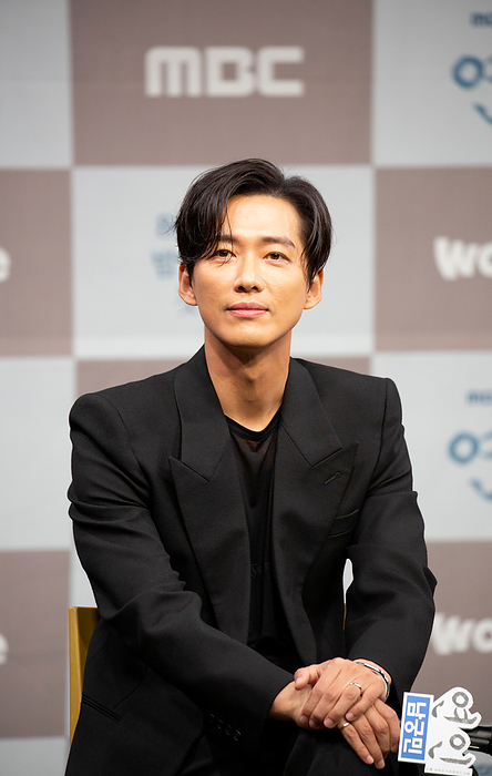 Press conference for MBC TV drama  My Dearest  in Seoul Namkoong Min, August 4, 2023 : South Korean actor Namkoong Min attends a press conference for MBC TV drama  My Dearest  at MBC in Seoul, South Korea. The new drama revolves around two lovers during the Qing invasion of Joseon in the 17th century.  Photo by Lee Jae Won AFLO   SOUTH KOREA 