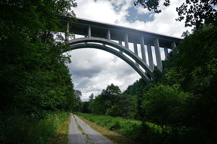 bridge of the highway A81 named Neckarburg, Germany bridge of the highway A81 named Neckarburg, Germany