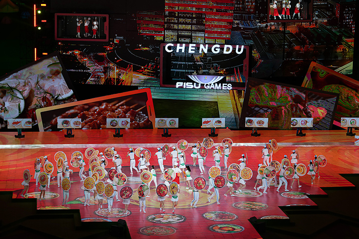 2021 Summer Univa Closing Ceremony General view,  AUGUST 8, 2023 : Closing Ceremony during Chengdu 2021 FISU World University Games Summer  at Chengdu Open Air Music Park, Chengdu, China.   Photo by AFLO SPORT 