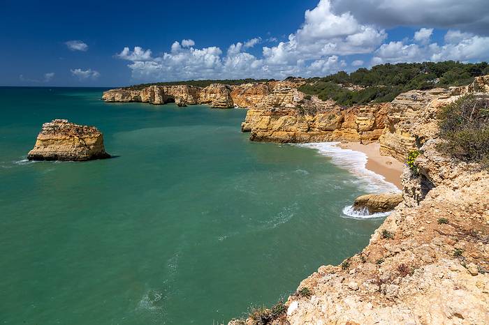 Coastal landscape at the Algarve Coastal landscape at the Algarve
