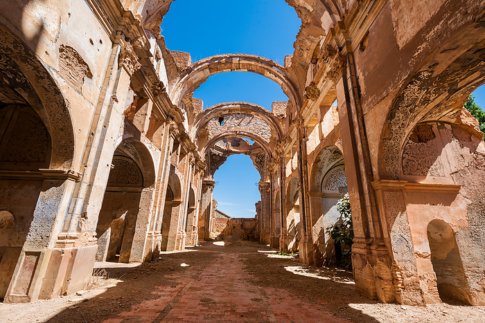 Ruins of Belchite, Spain, town in Aragon that was completely destroyed during the Spanish civil war. Ruins of Belchite, Spain, town in Aragon that was completely destroyed during the Spanish civil war.