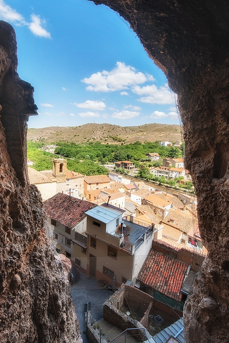 Picturesque town of Los Fayos in Aragon, Spain. Picturesque town of Los Fayos in Aragon, Spain.