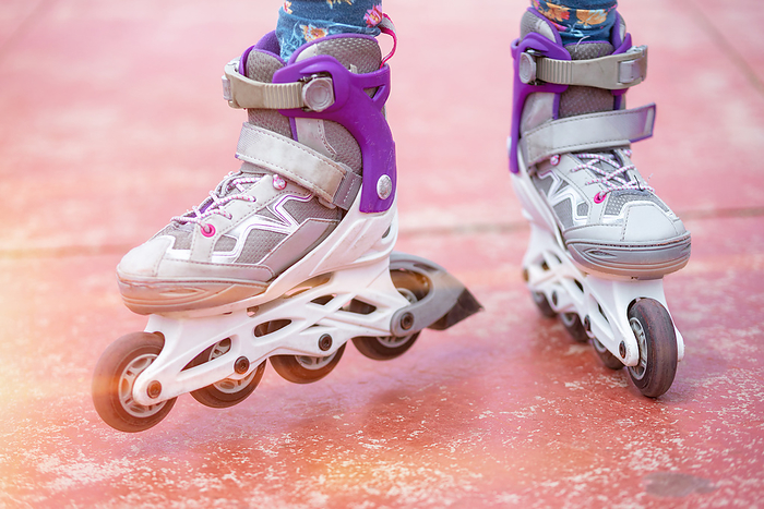 Close up on roller skate shoes. Concept of youth, and sport lifestyle. Close up on roller skate shoes. Concept of youth, and sport lifestyle.