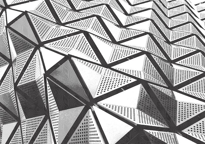 monochrome engraved effect geometric angular architectural modern abstract monochrome engraved effect geometric angular architectural modern abstract