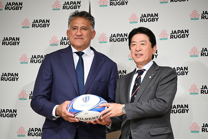 2023 Rugby World Cup Preview Japan Members Announced Jamie Joseph head coach  JPN , Masato Tsuchida Masato Tsuchida, Masato Tsuchida AUGUST 15, 2023   Rugby : Japan Rugby Football Union Japan Rugby Football Union announcement of Japan representatives for the Japan Rugby Football Union announcement of Japan representatives for the South Africa Rugby World Cup  Photo by MATSUO.  Photo by MATSUO. K AFLO SPORT 