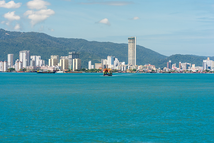 The island of Penang with the capital city George Town in the north of Malaysia The island of Penang with the capital city George Town in the north of Malaysia