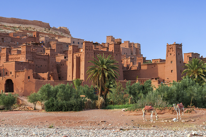 The Kasbahs of Ait Ben Haddou in the south of Morocco, Africa. The Kasbahs of Ait Ben Haddou in the south of Morocco, Africa.