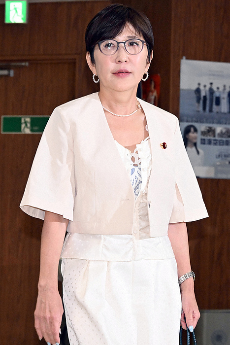 LDP s Abe faction holds general meeting Tomomi Inada, a member of the LDP s Abe faction, attends a meeting of the party s executive committee at the party s headquarters in Chiyoda ku, Tokyo, Japan, on August 17, 2023, at 11:27 a.m. Photo by Mikie Takeuchi