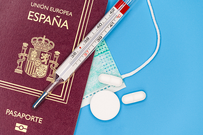 Spain travel restriction. Cancel the planned trip to Spain or restriction to Spanish travelers concept due to the spread of coronavirus infection. Quarantine for the covid 19 pandemic Spain travel restriction. Cancel the planned trip to Spain or restriction to Spanish travelers concept due to the spread of coronavirus infection. Quarantine for the covid 19 pandemic