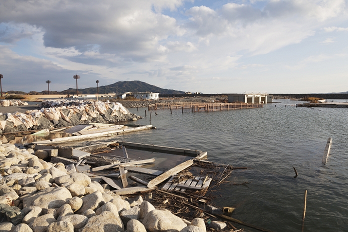 Great East Japan Earthquake Rikuzentakata City, Iwate Prefecture Furukawa Marsh, Rikuzentakata City, Iwate Prefecture Flooding due to ground subsidence  November 2012 