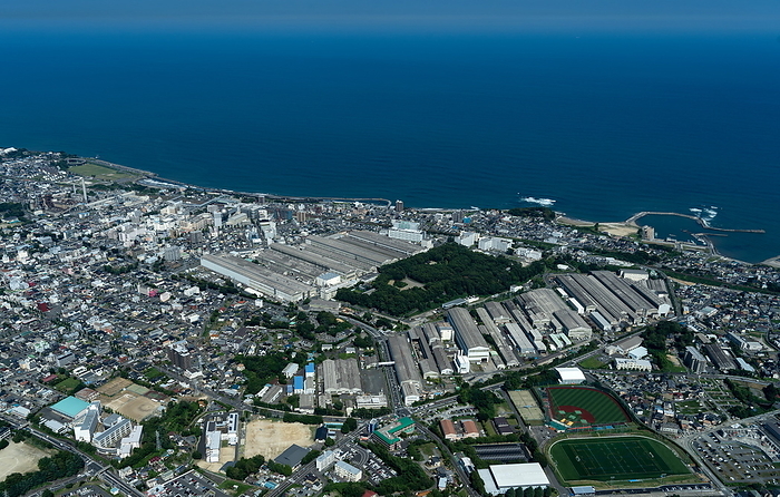 Hitachi Station and the city of Hitachi