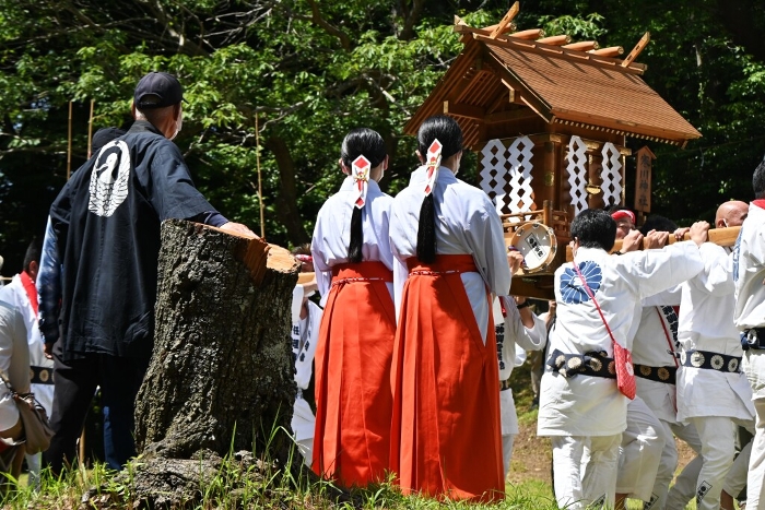 Sagami Kokufu Festival, Kounomachi, Rokusho Shrine, Oiso Town