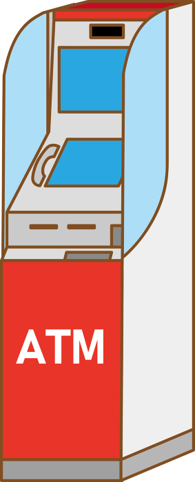 Clip art of ATM