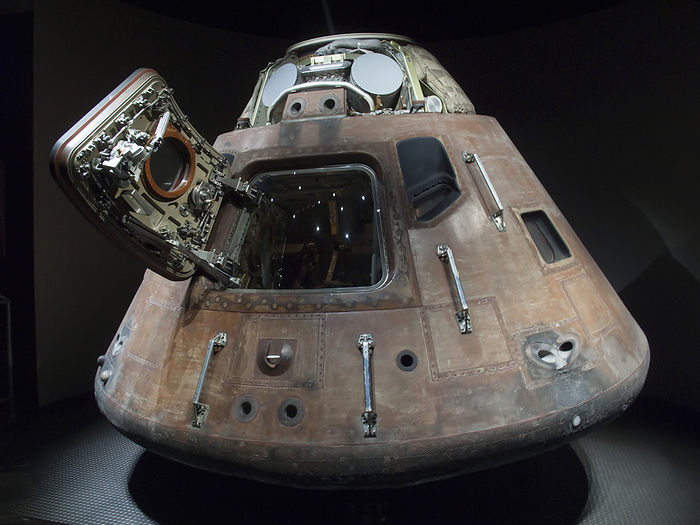 Apollo 14 moon capsule inside the Kennedy Space Center; Orlando, Florida, United States of America, by Joel Sartore Photography / Design Pics