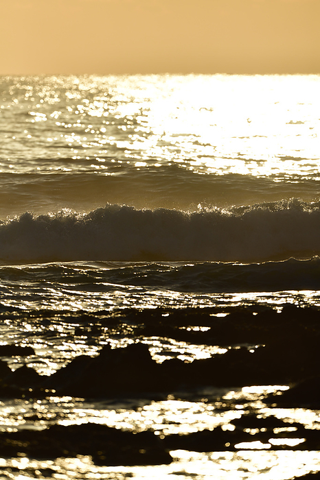 Dazzling morning, dynamic waves, Ise-Shima, Jounosaki