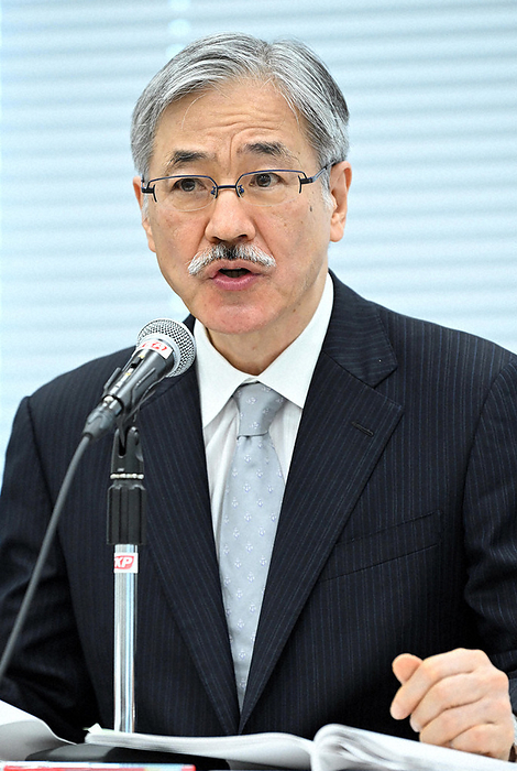 Johnny s Sexual Assault Issues Special Recurrence Prevention Team Investigation Report Dr. Nozomu Asukai, a psychiatrist on the  Special Team for the Prevention of Recurrence of Sexual Assault , reports at a press conference after completing the investigation of the Johnny s Sexual Assault issue, in Chuo ku, Tokyo, August 29, 2023, 4:07 p.m. Photo by Natsuho Kitayama.