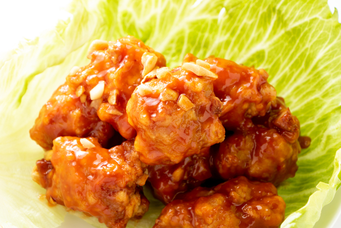 Yangnyeom Chicken (Korean style fried chicken).