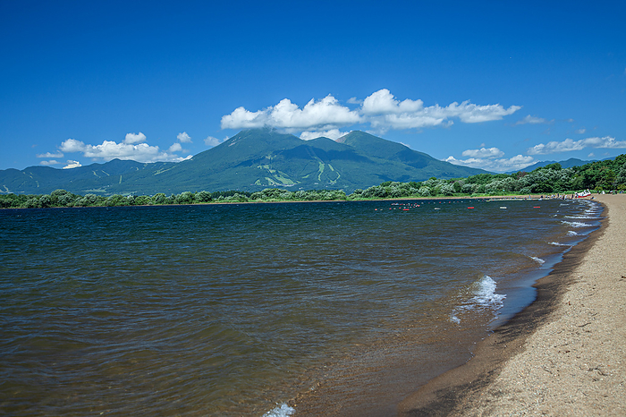 Lake Inawashiro and Mt. Bandai, Inawashiro Town, Fukushima Prefecture