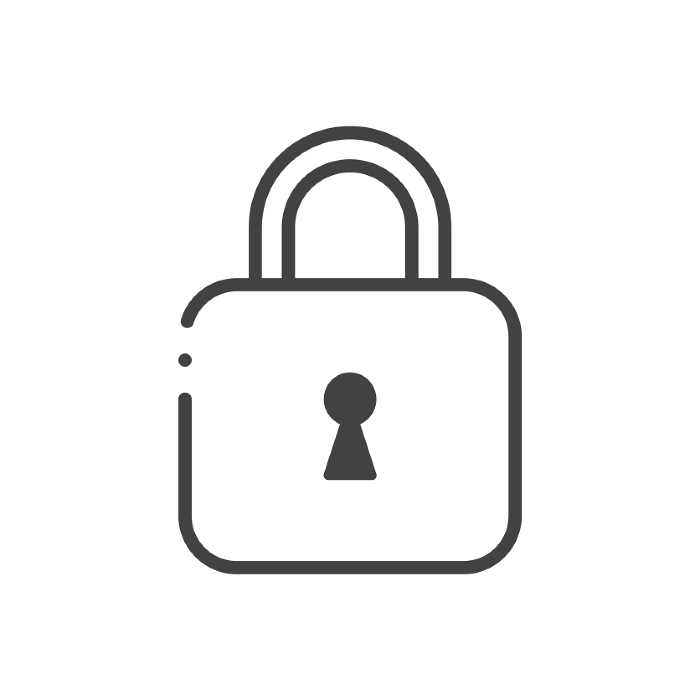 Simple and cute locked padlock icon - Lock, privacy and security images