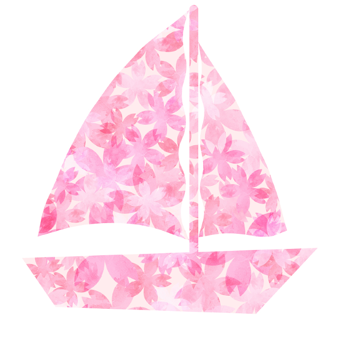 Illustration Material yacht Watercolor Pink