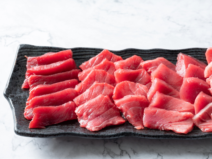 sashimi of tuna