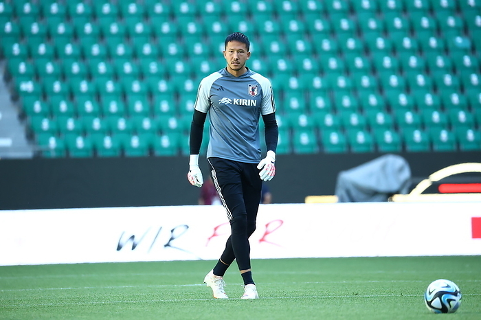 Japan national soccer team training session Japan s Daniel Schmidt during a training session ahead of the international friendly soccer match against Germany at Volkswagen Arena in Wolfsburg, Germany, September 8, 2023.  Photo by JFA AFLO 