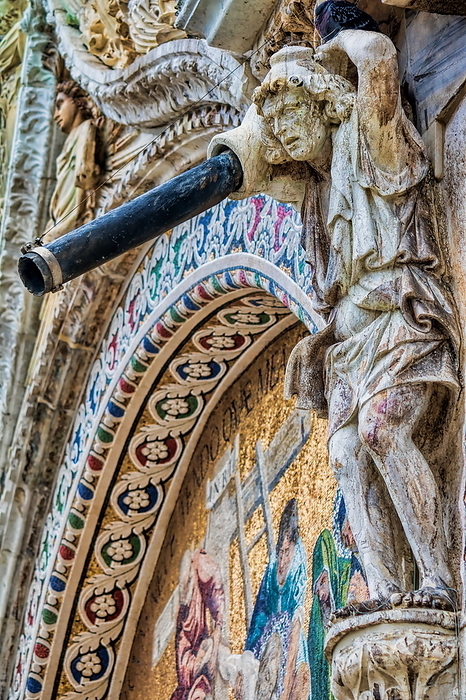 Venice, Italy   March 13th, 2019   Medieval gargoyle at St. Mark s Basilica Venice, Italy   March 13th, 2019   Medieval Gargoyle at St. Mark s Basilica, by Zoonar ArTo