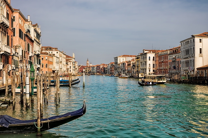 Venice, Italy   March 16th, 2019   picturesque idyll on the Grand Canal Venice, Italy   March 16th, 2019   Picturesque idyll on the Grand Canal, by Zoonar ArTo