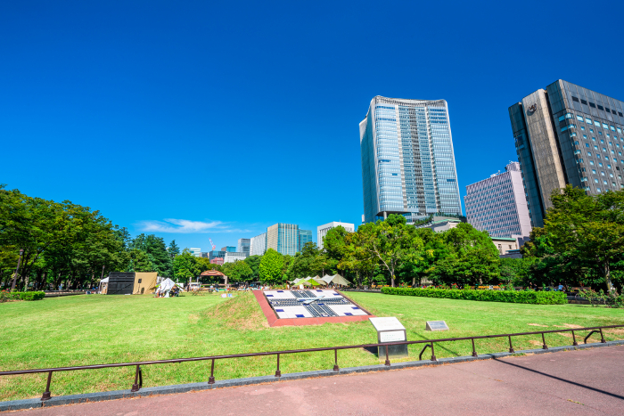 Scenery of Hibiya Park, Tokyo