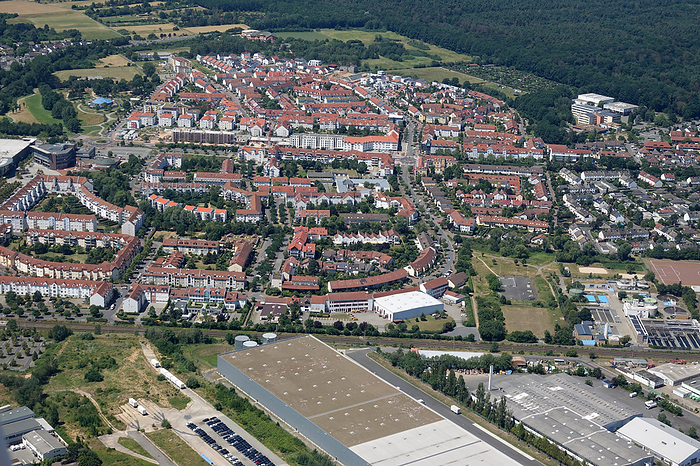 Aerial view of Dietzenbach Aerial view of Dietzenbach, by Zoonar Volker Rauch