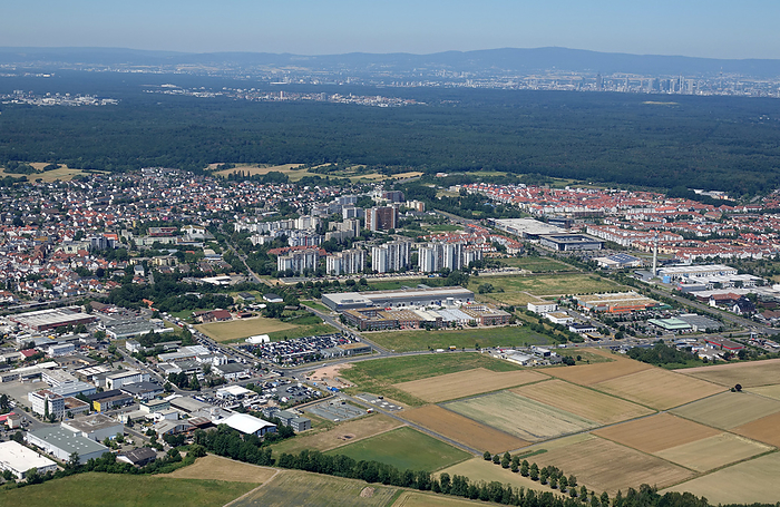 Aerial view of Dietzenbach Aerial view of Dietzenbach, by Zoonar Volker Rauch